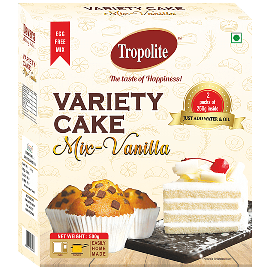 Tropolite Variety Cake Mix - Vanilla