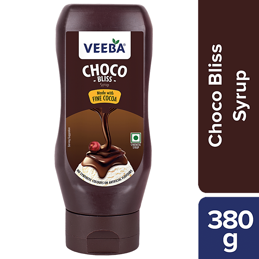 VEEBA Choco Bliss Syrup - No Synthetic Colours & Artificial Flavours