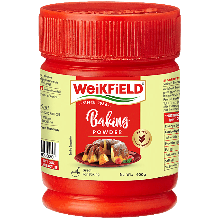 Weikfield Baking Powder - Double Action Baking Powder