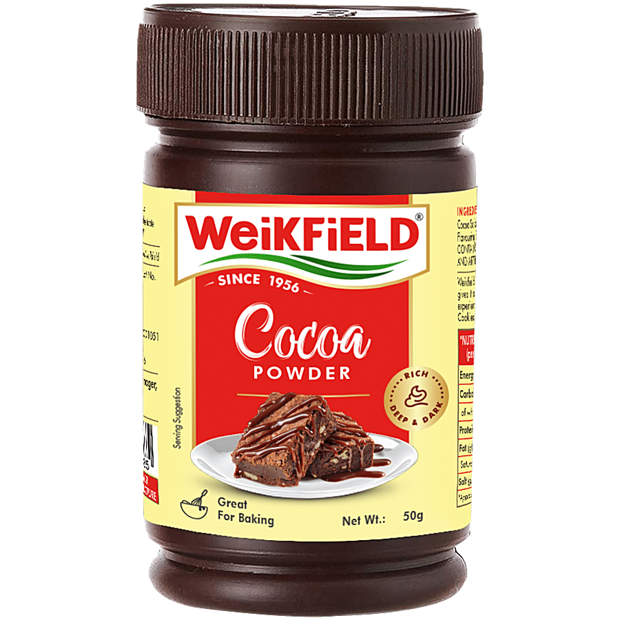 Weikfield Cocoa Powder - Low Fat Pure Cocoa Powder