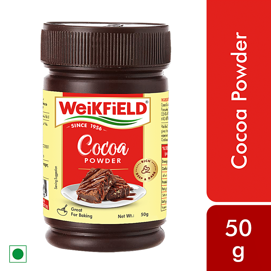 Weikfield Cocoa Powder - Low Fat Pure Cocoa Powder