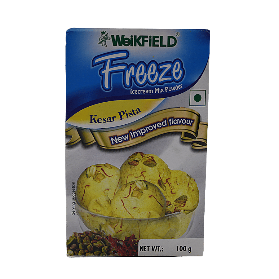 Weikfield Freeze Ice Cream Mix Powder - Kesar Pista