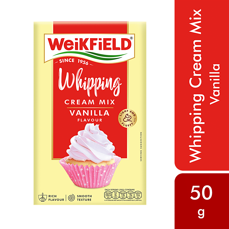 Weikfield Whipping Cream Mix - Vanilla Flavour