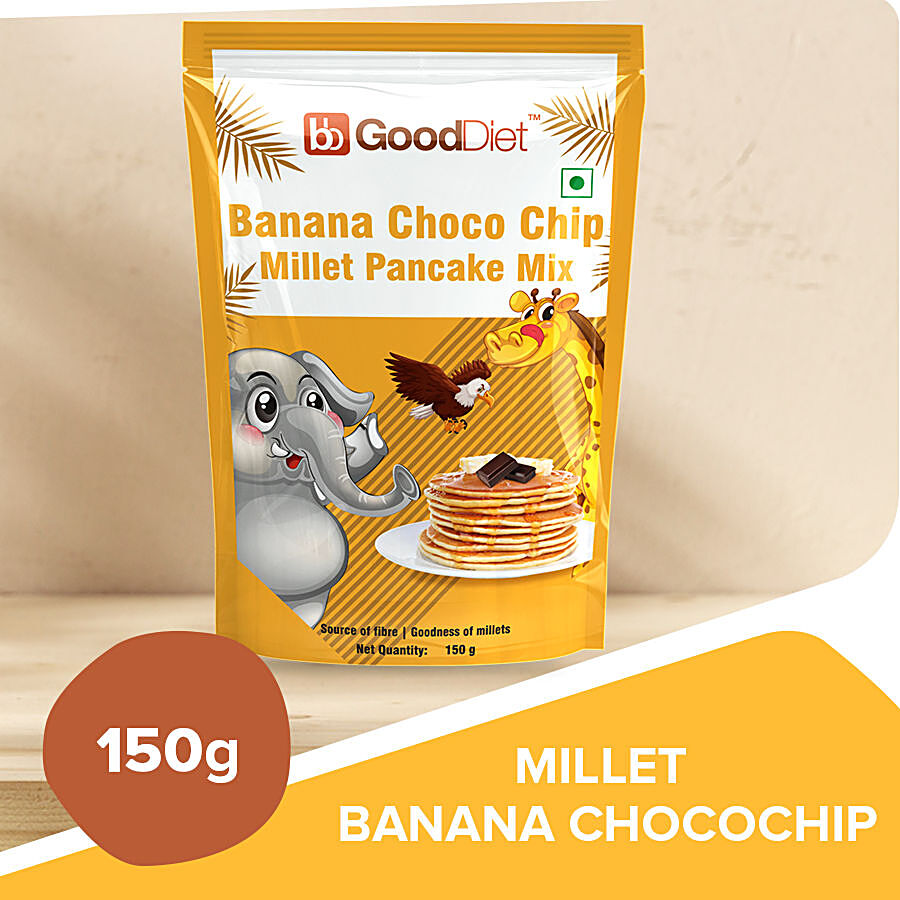 bb Gooddiet Banana Choco Chip Millet Pancake Mix