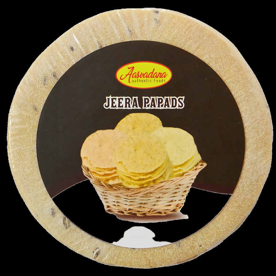 Aasvadana Jeera Papads