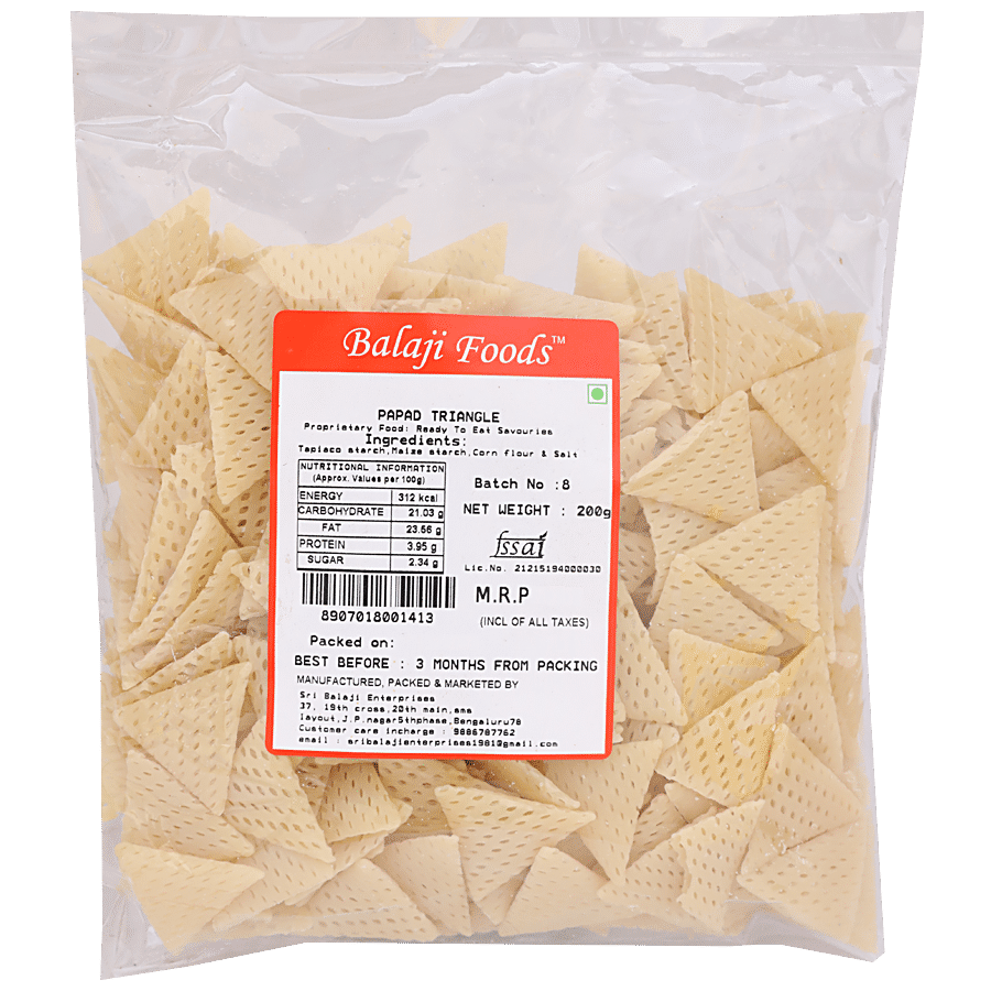 Balaji foods Papad - Triangle