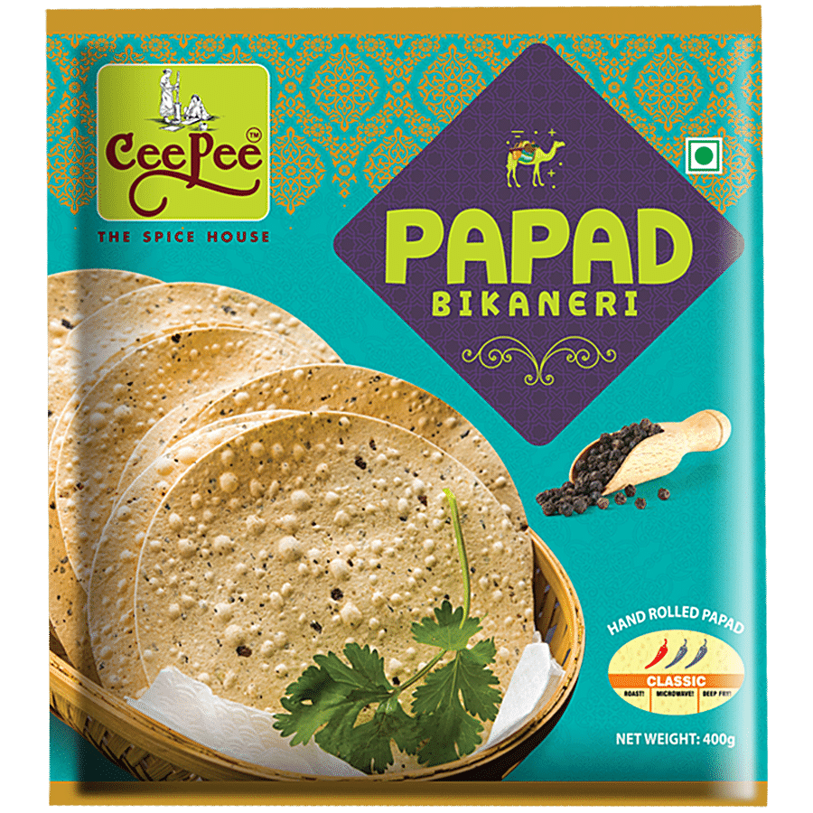 Cee Pee Classic Papad - Bikaneri