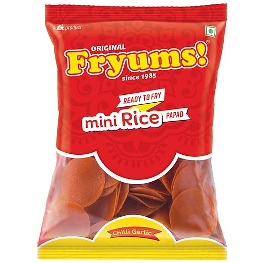 Fryums Original Ready To Fry Mini Rice Papad