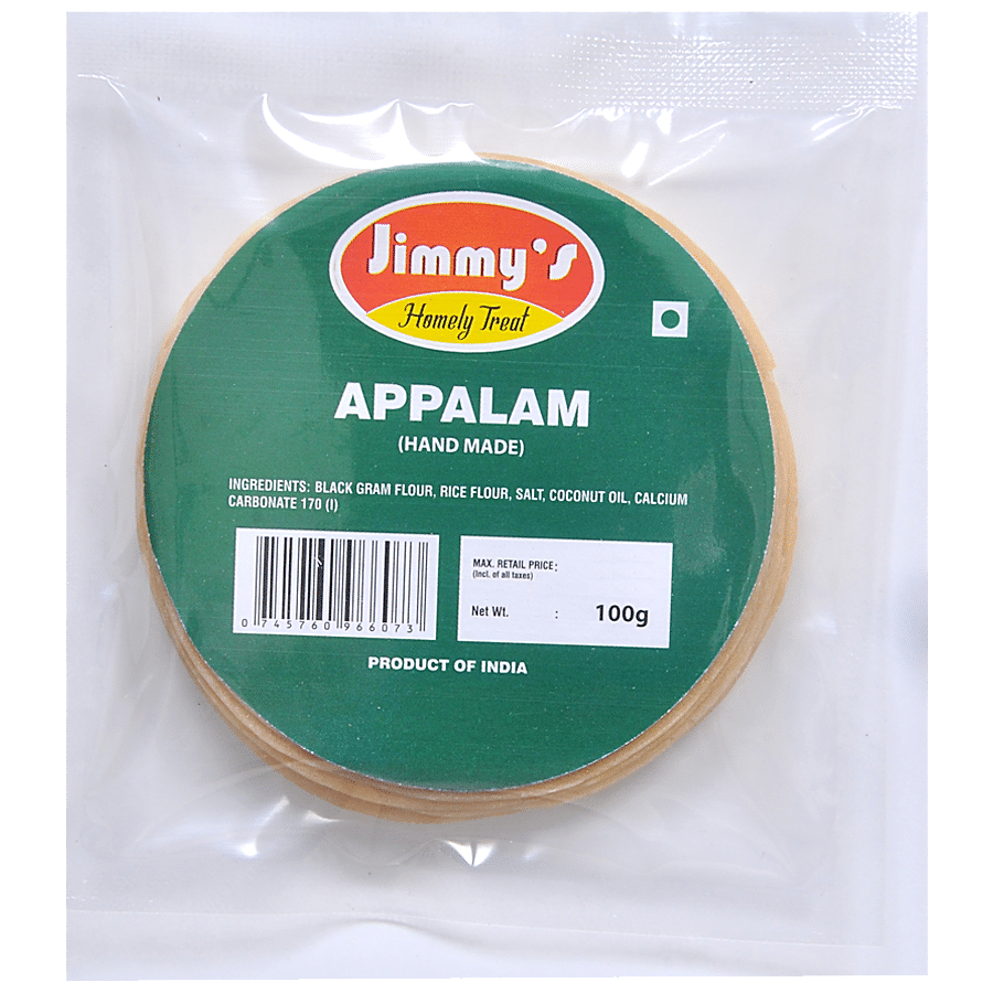 Jimmy's Appalam - Handmade