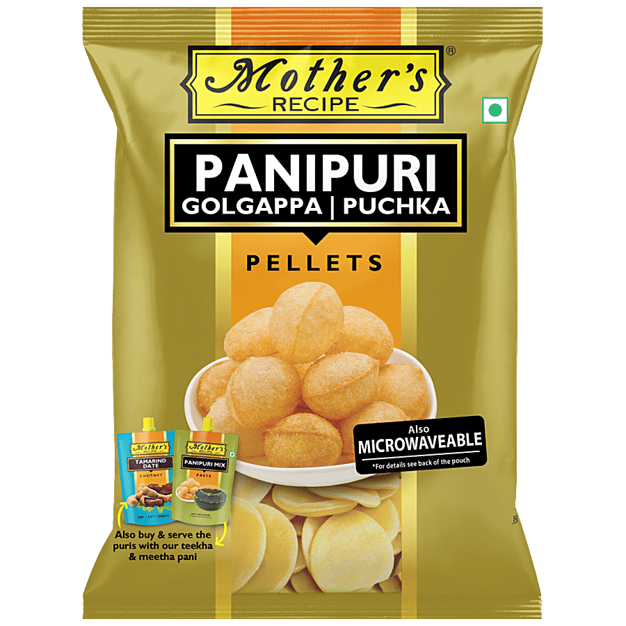 Mother's Recipe Panipuri/Golgappa Pallets - Made With High Quality Ingredients