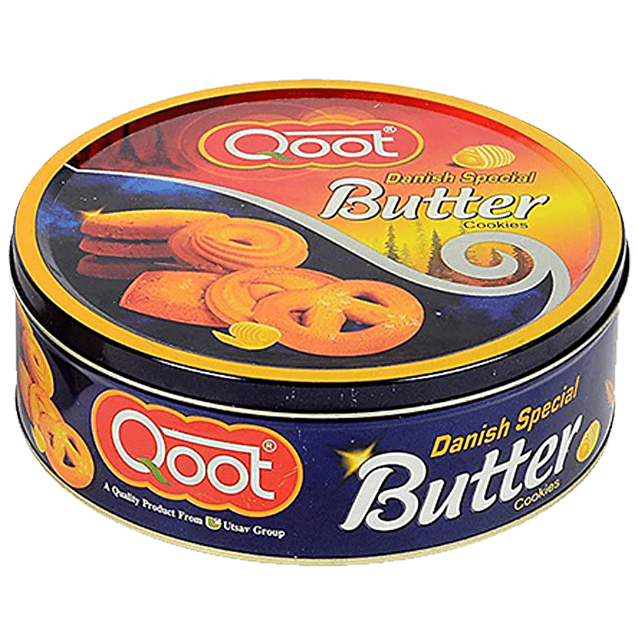 Qoot Danish Butter Cookies - Premium Quality