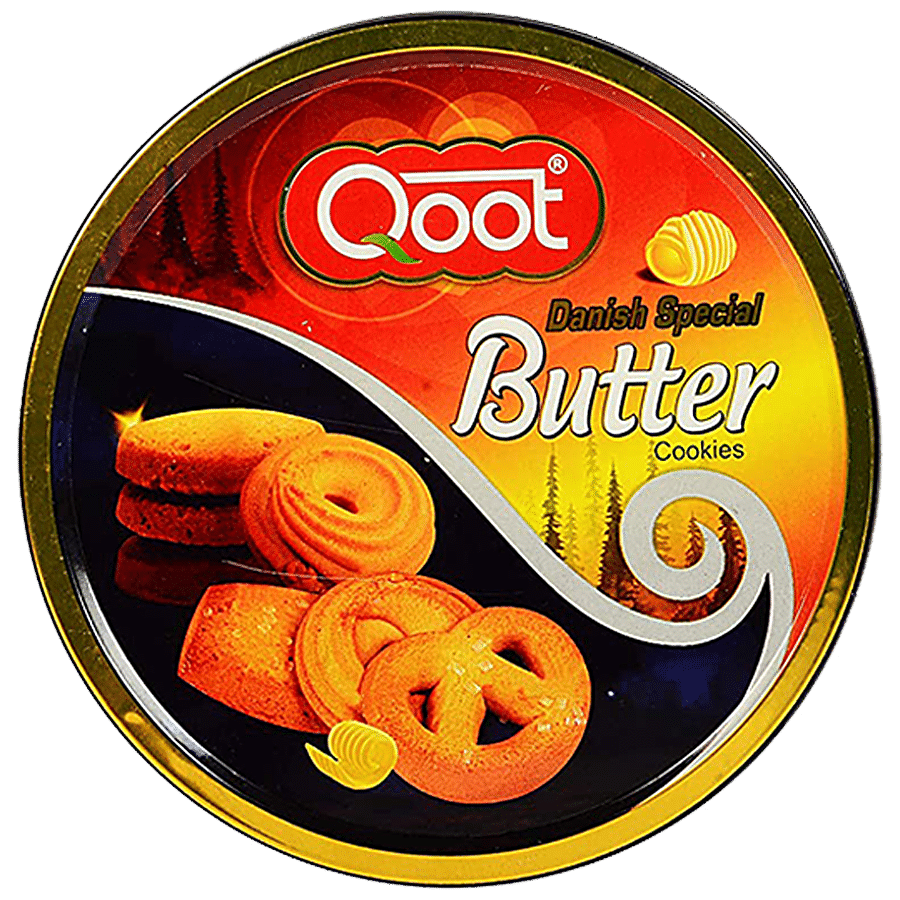 Qoot Danish Butter Cookies - Premium Quality