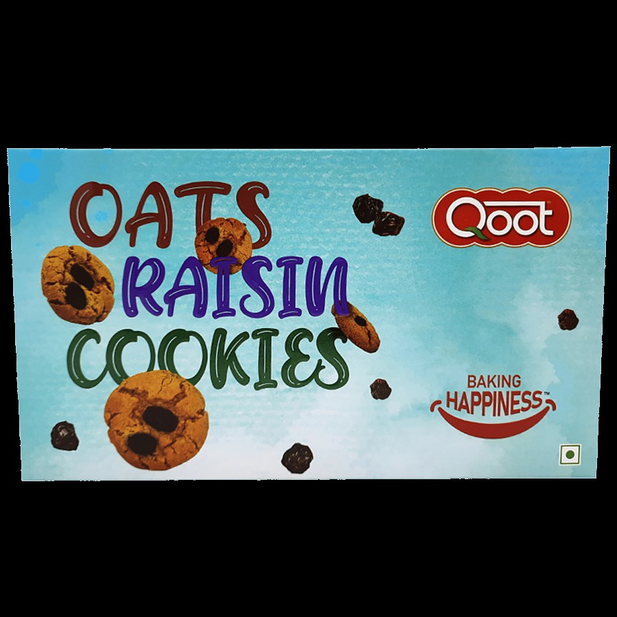 Qoot Oat Raisin Cookies - Handmade