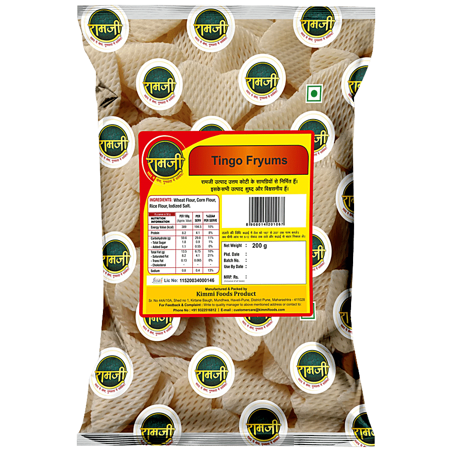 RAMJI Tingo Fry Papad/Fryums