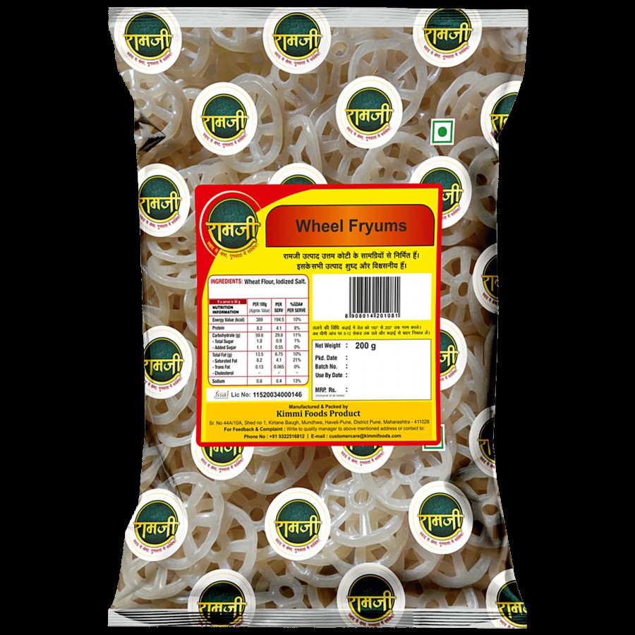 Ramji Wheel Fry Papad/Fryums