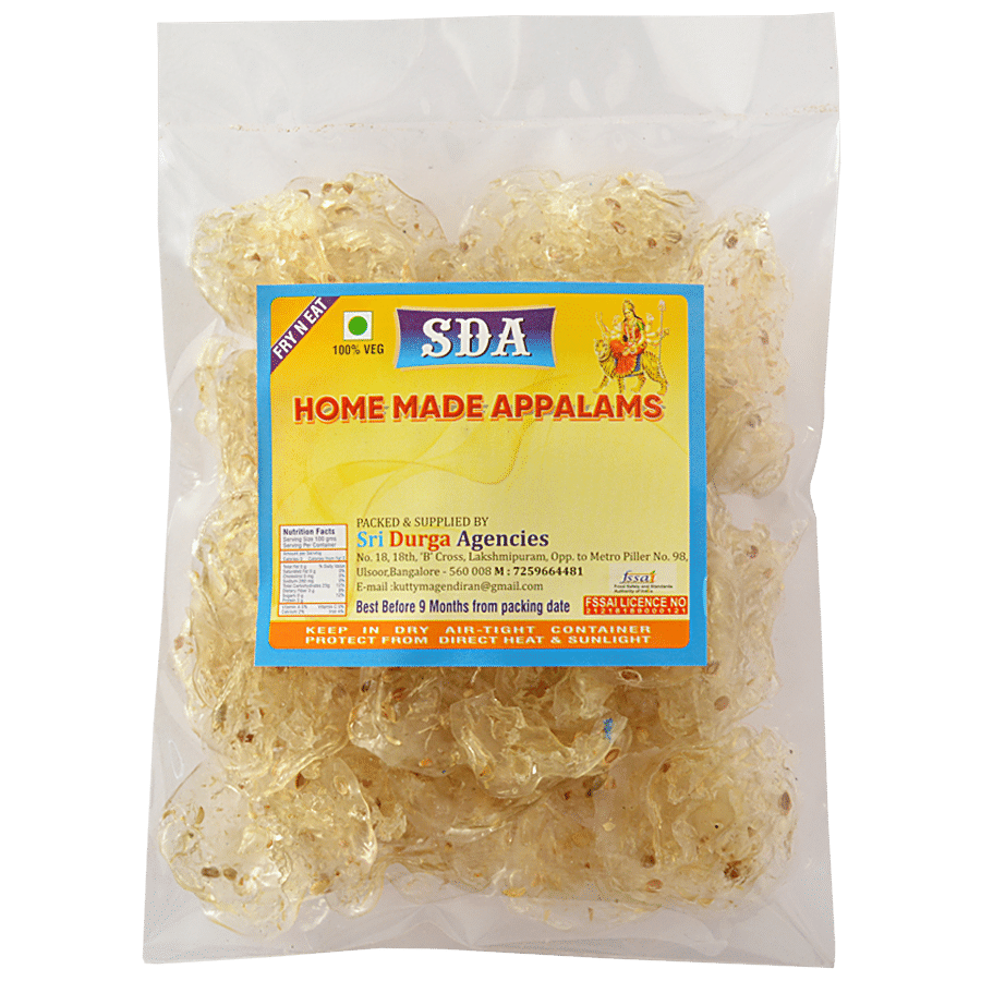 SDA PAPPADS Masala Sandige Papad