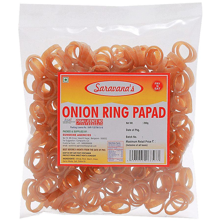 Saravanas Onion Rings