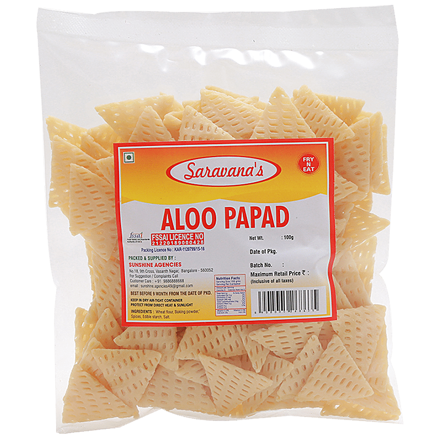 Saravanas Papad - Aloo