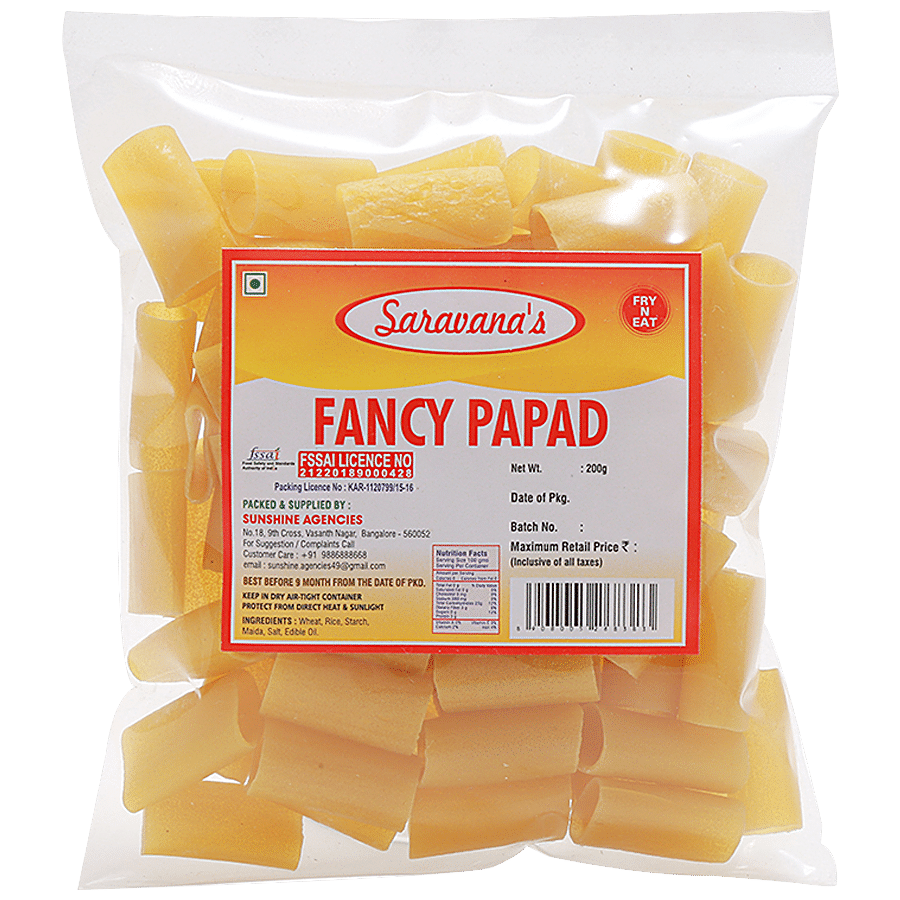 Saravanas Papad - Fancy