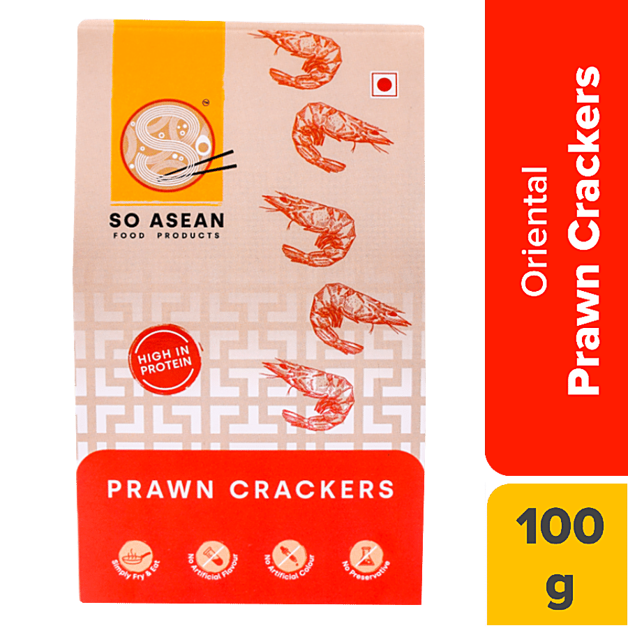 So Asean Oriental Prawn Crackers - High In Protein