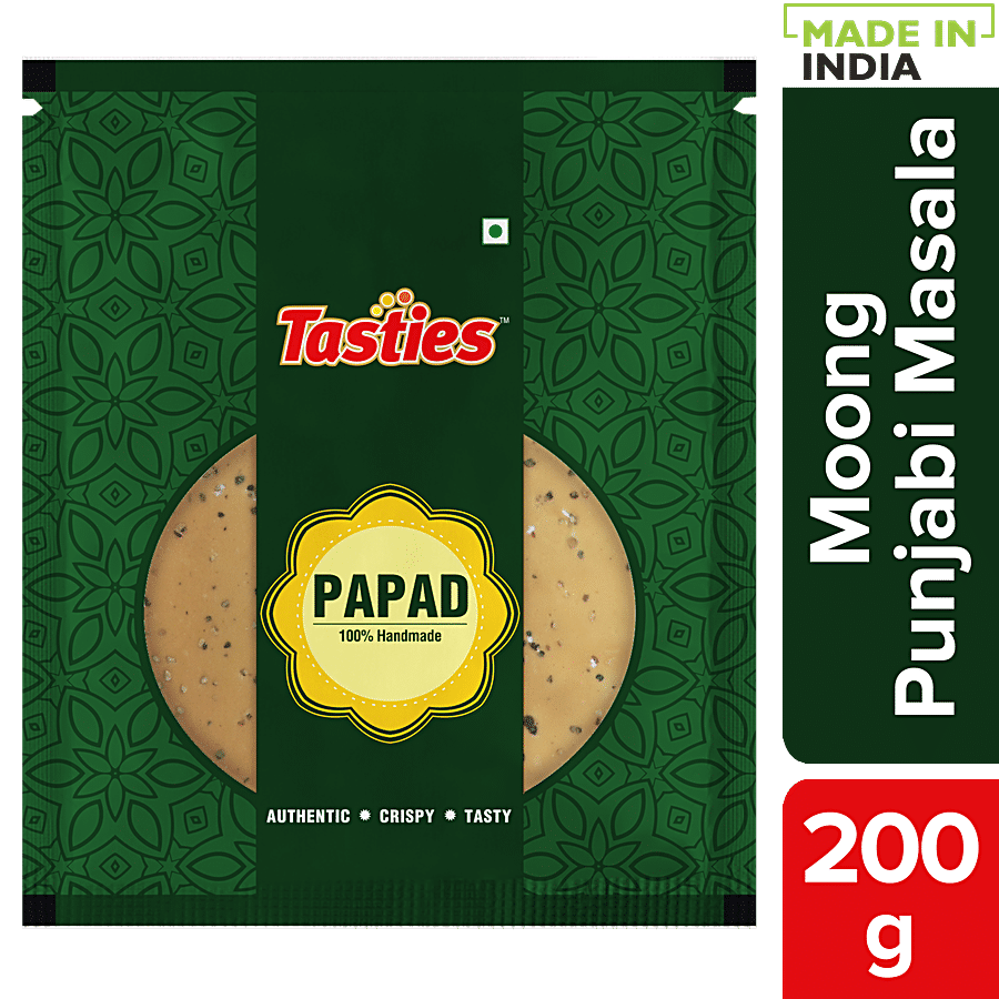 Tasties Handmade Papad - Moong Punjabi Masala