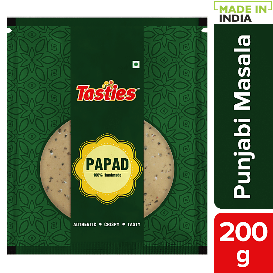 Tasties Handmade Papad - Urad Punjabi Masala