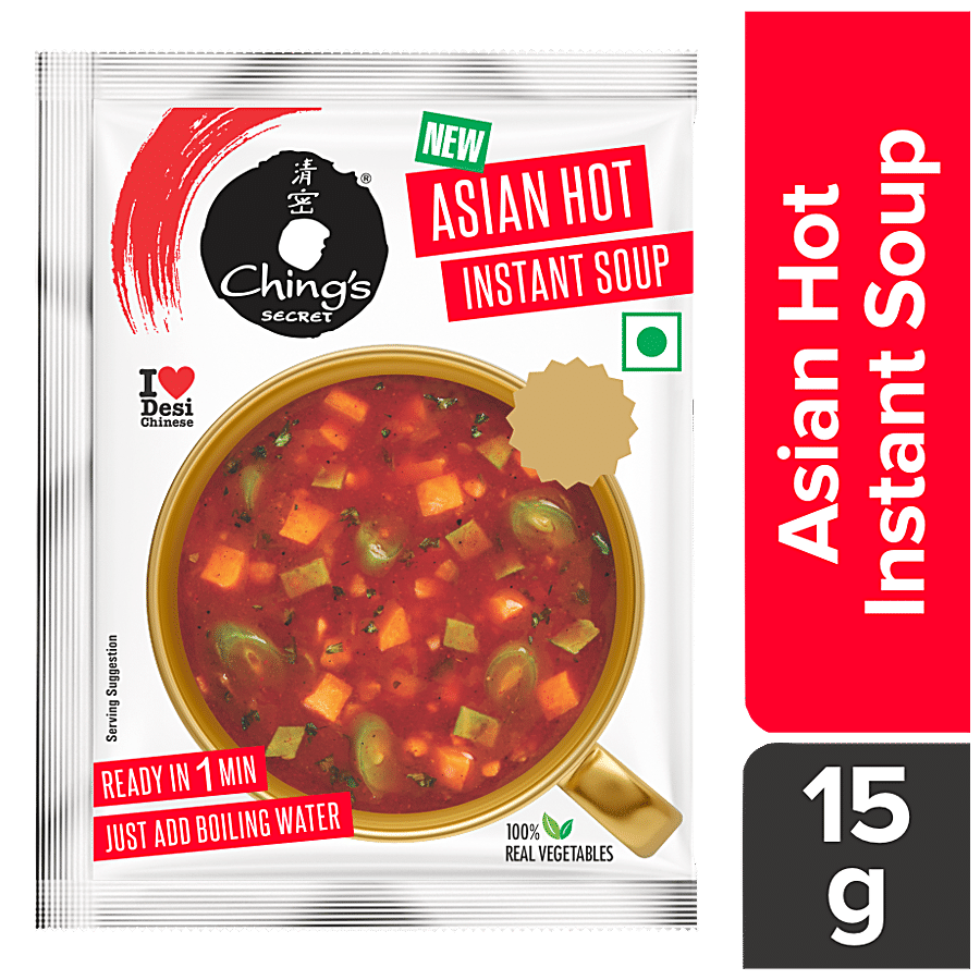 Ching's Secret Asian Hot Instant Soup - 100% Real Vegetables