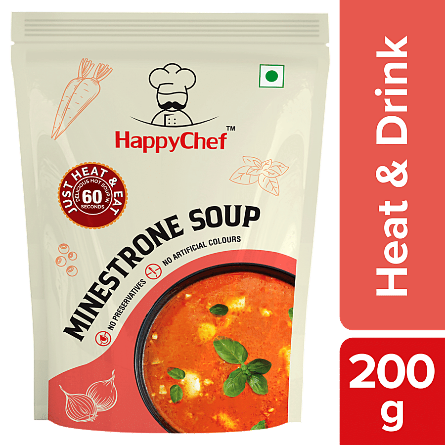 HappyChef Minestrone Soup - Heat & Drink