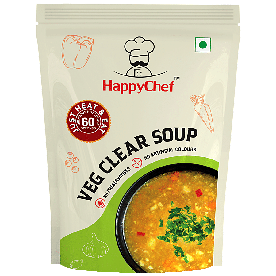 HappyChef Veg Clear Soup - Heat & Drink