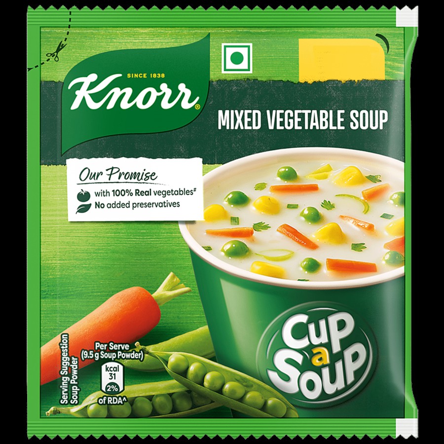 Knorr Mixed Vegetable Cup A Soup - No Added Preservatives