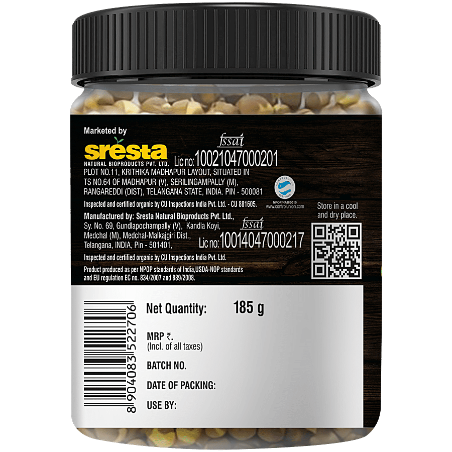 24 Mantra Organic Roasted Chana - Plain