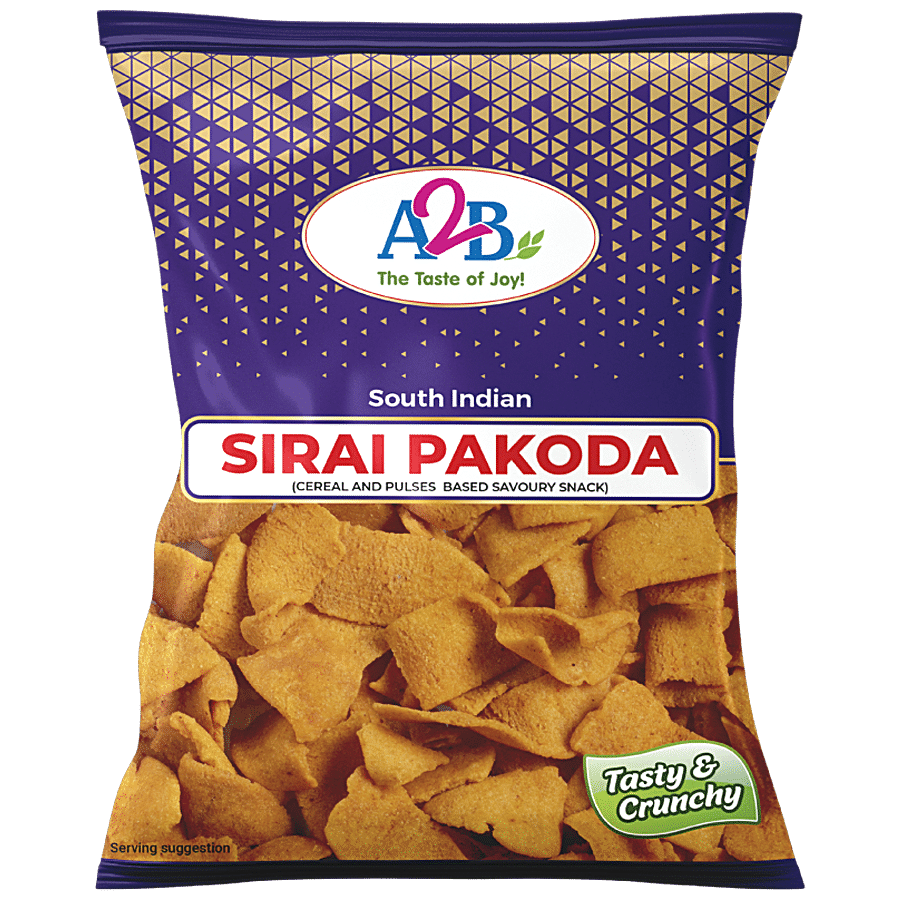 A2B Sirai Pakoda - Cereal & Pulses Based Savoury Snack