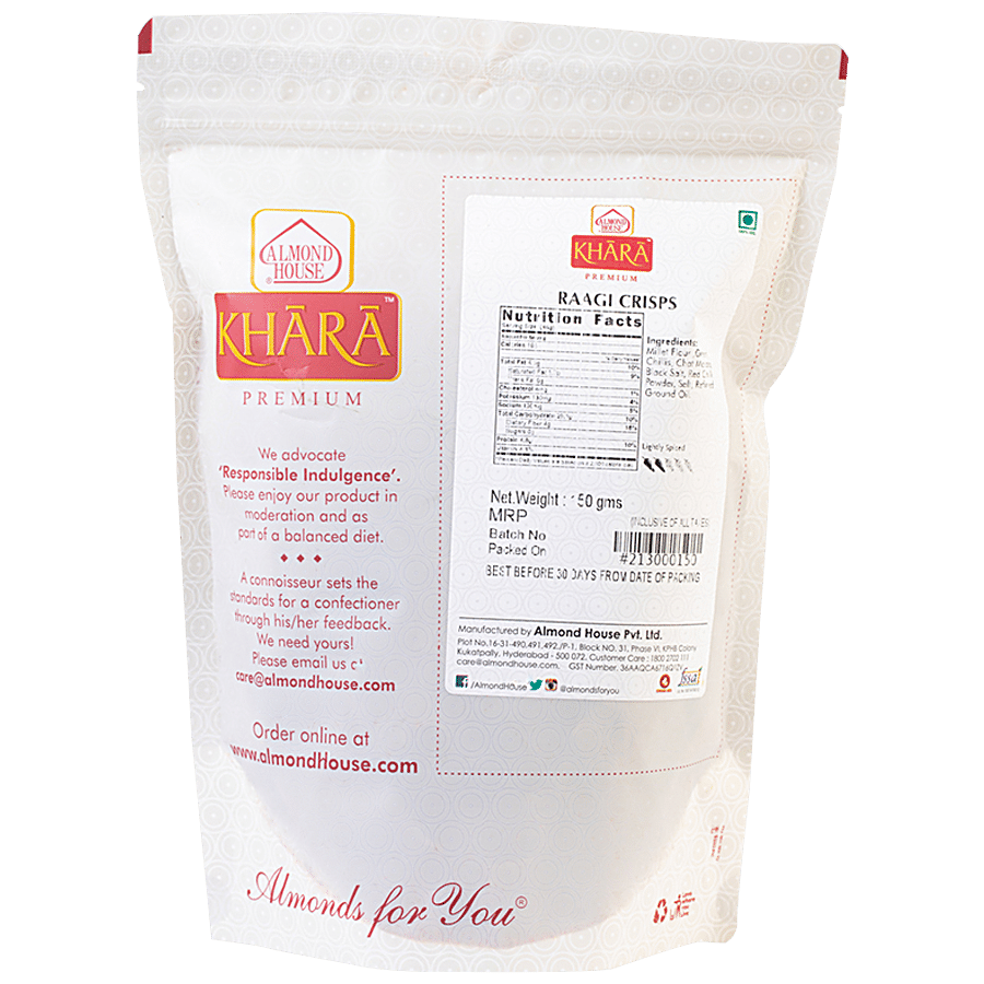 Almond House- Khara Ragi Crisps - Premium