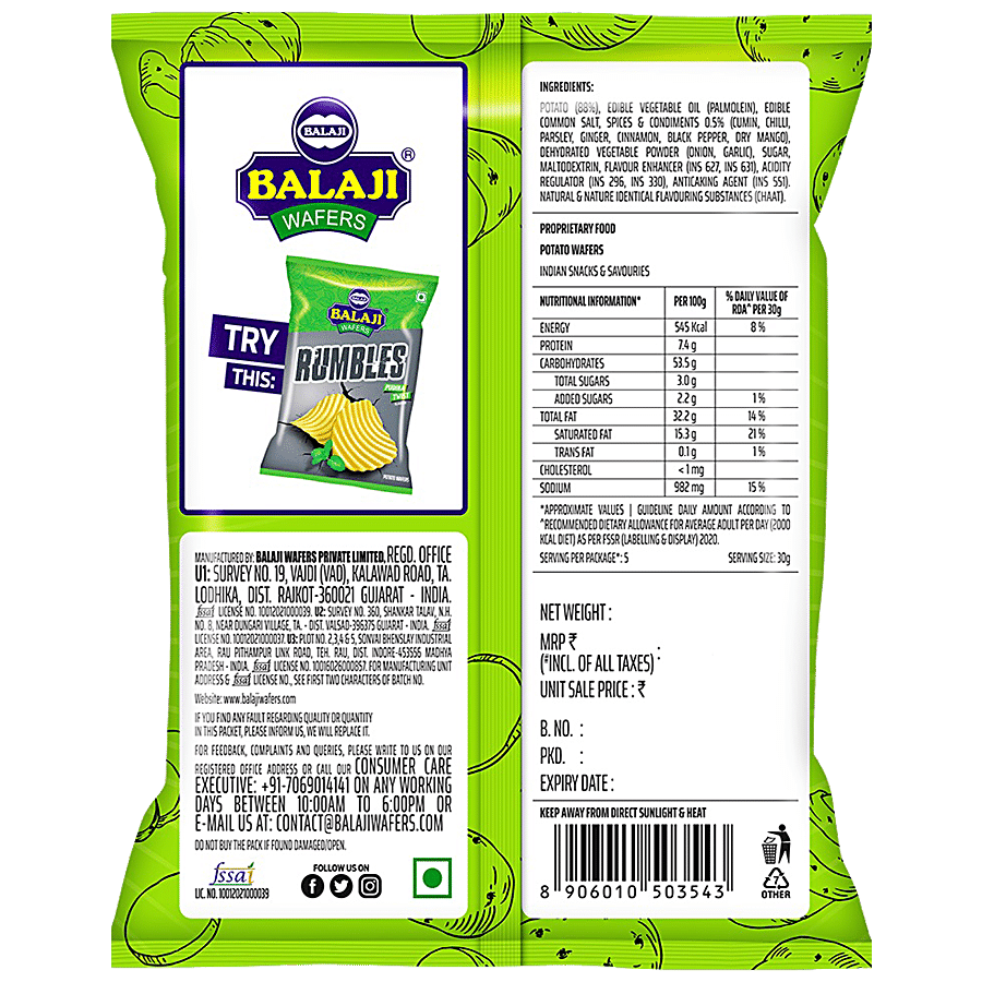 BALAJI Potato Wafers - Chat Chaska