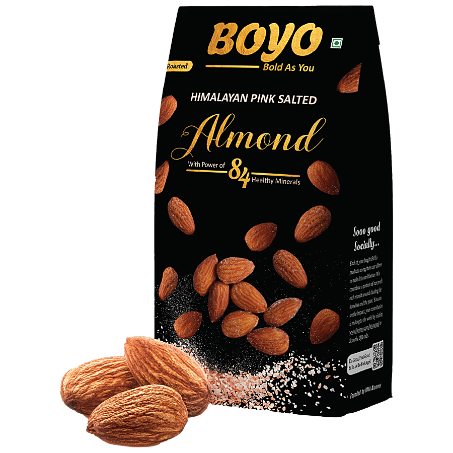 BOYO Himalayan Pink Salted Almond - Roasted