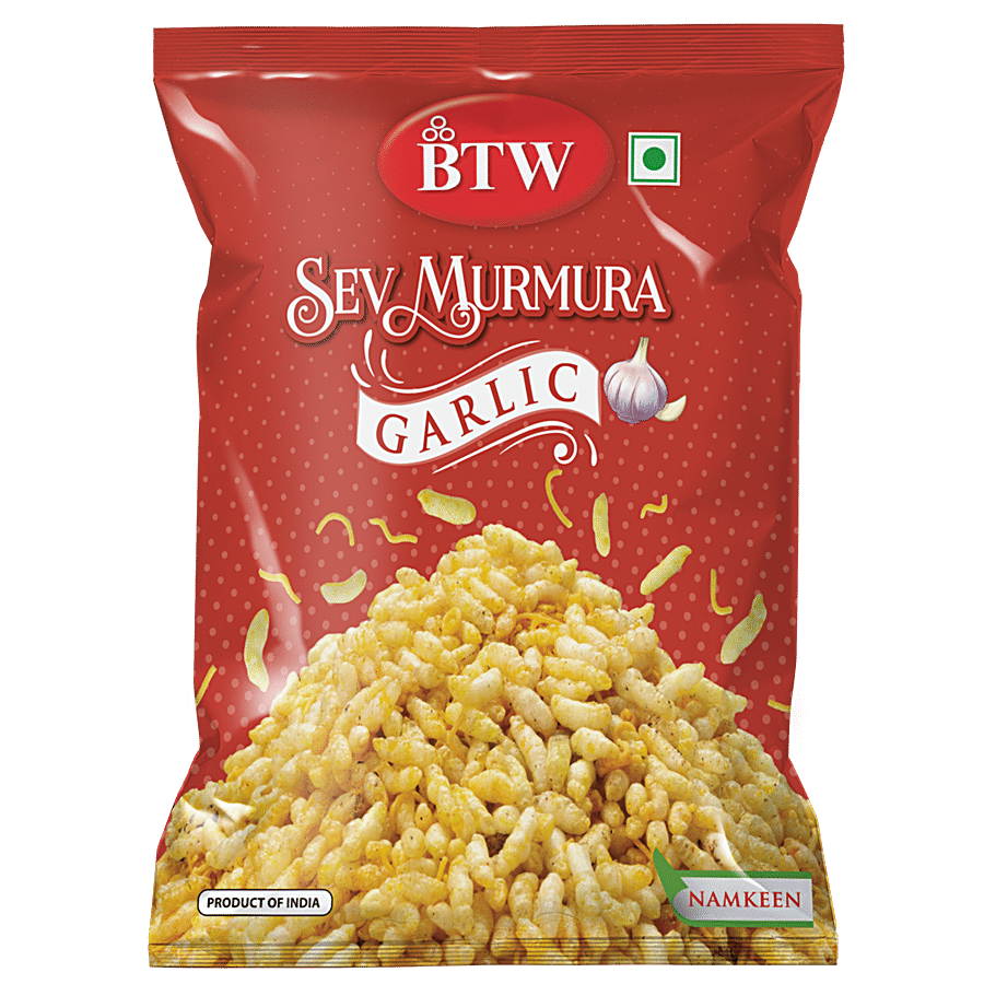 BTW Sev Murmura Garlic Namkeen