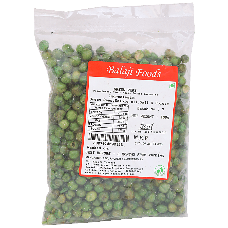 Balaji foods Green Peas - Salt & Spices