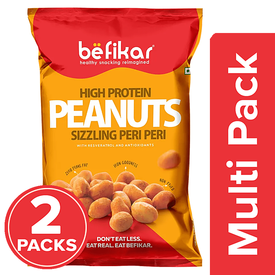 Befikar High Protein Peanuts - Sizzling Peri Peri