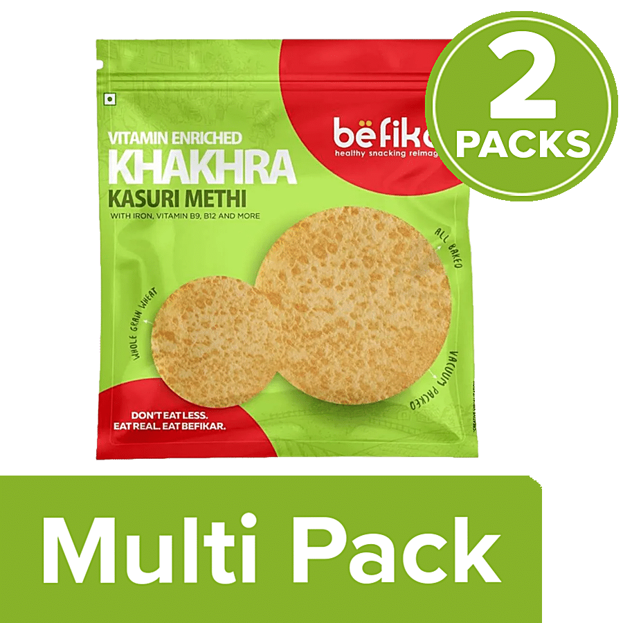 Befikar Vitamin Enriched Khakhra - Kasuri Methi