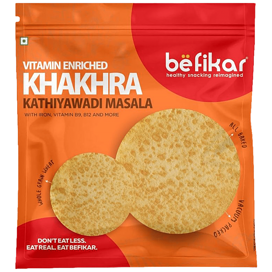 Befikar Vitamin Enriched Khakhra - Kathiyawadi Masala