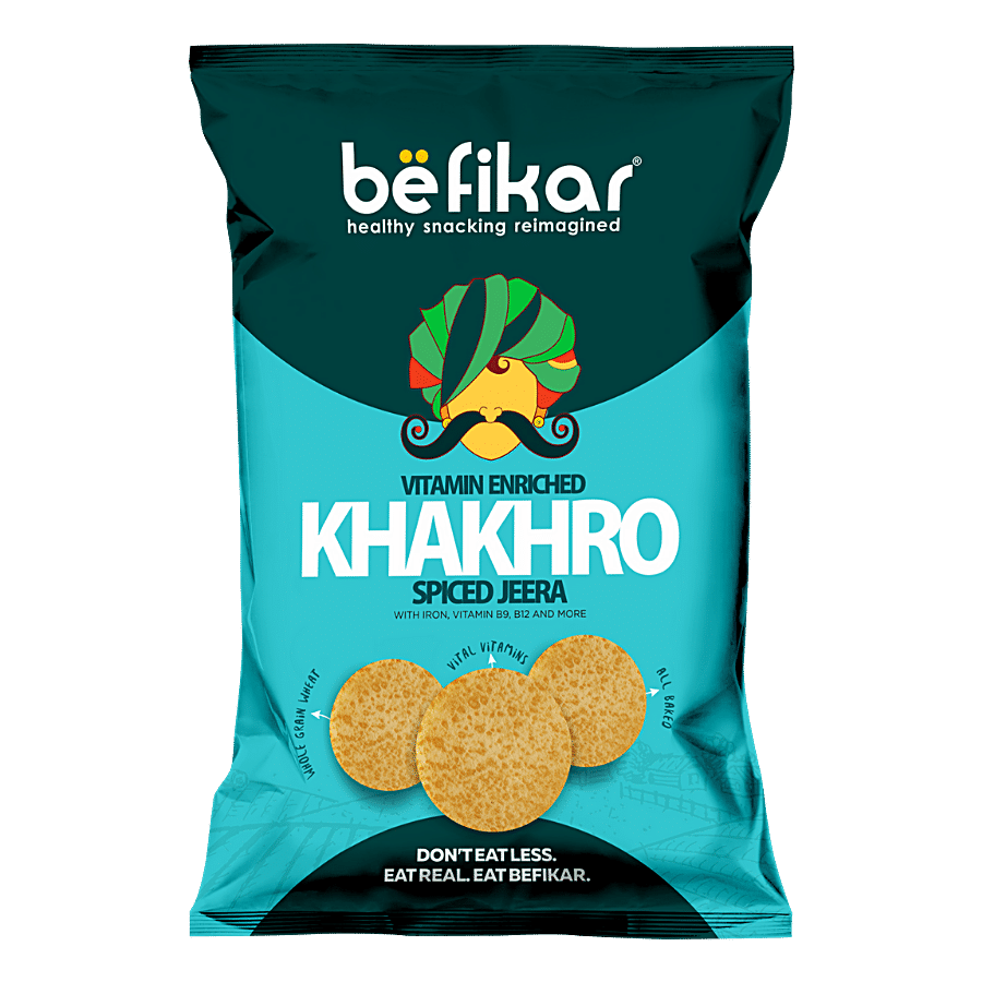 Befikar Vitamin Enriched Khakhro - Spiced Jeera