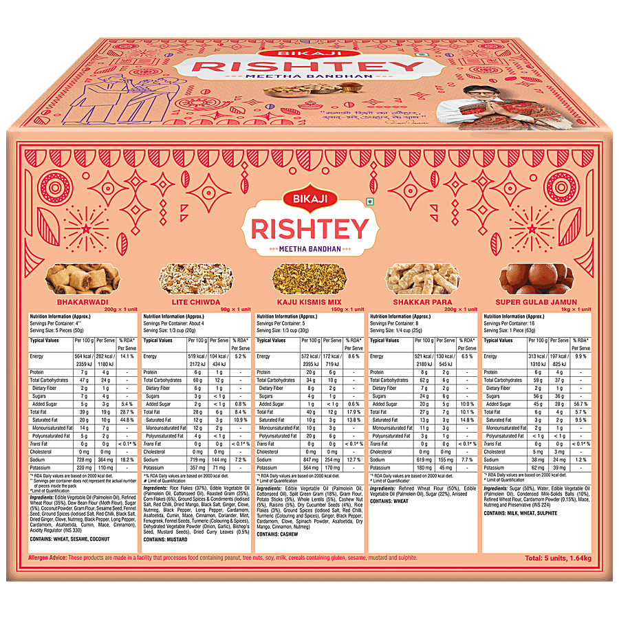 Bikaji Rishtey Meetha Bandhan Gift Pack