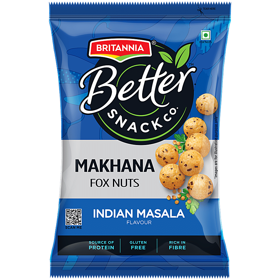 Britannia Better Snack Co.Makhana/Foxnuts - Indian Masala Flavour