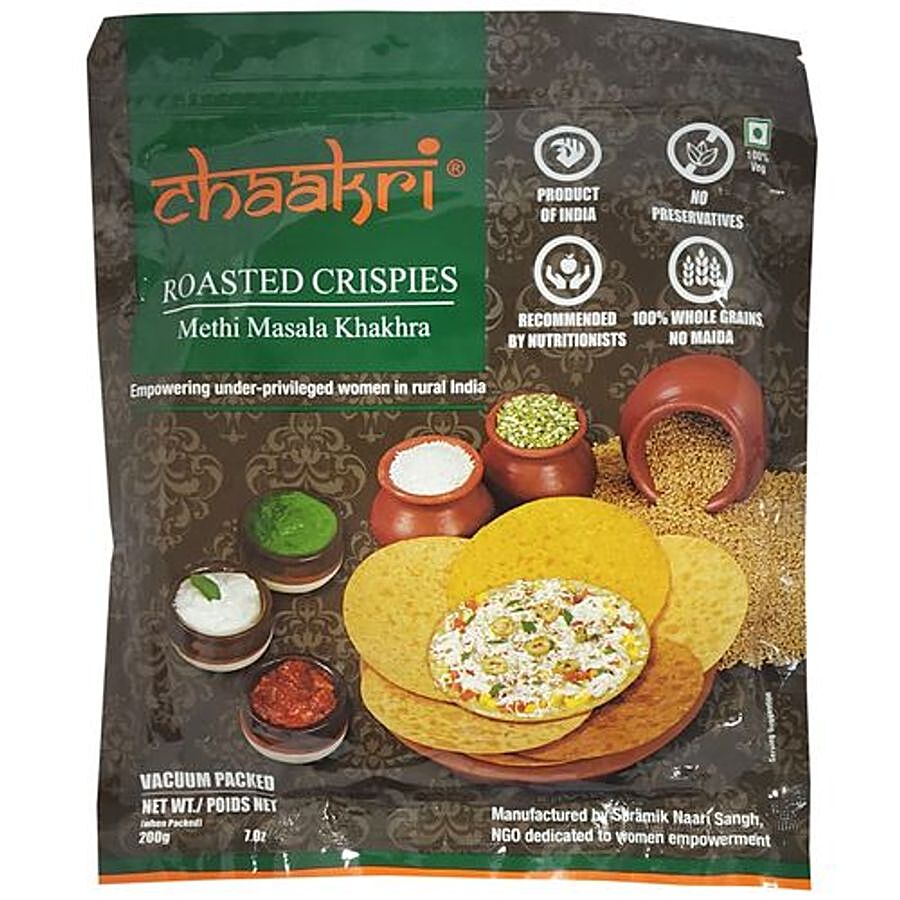 Chaakri Methi Masala Khakhra - Roasted Crispies