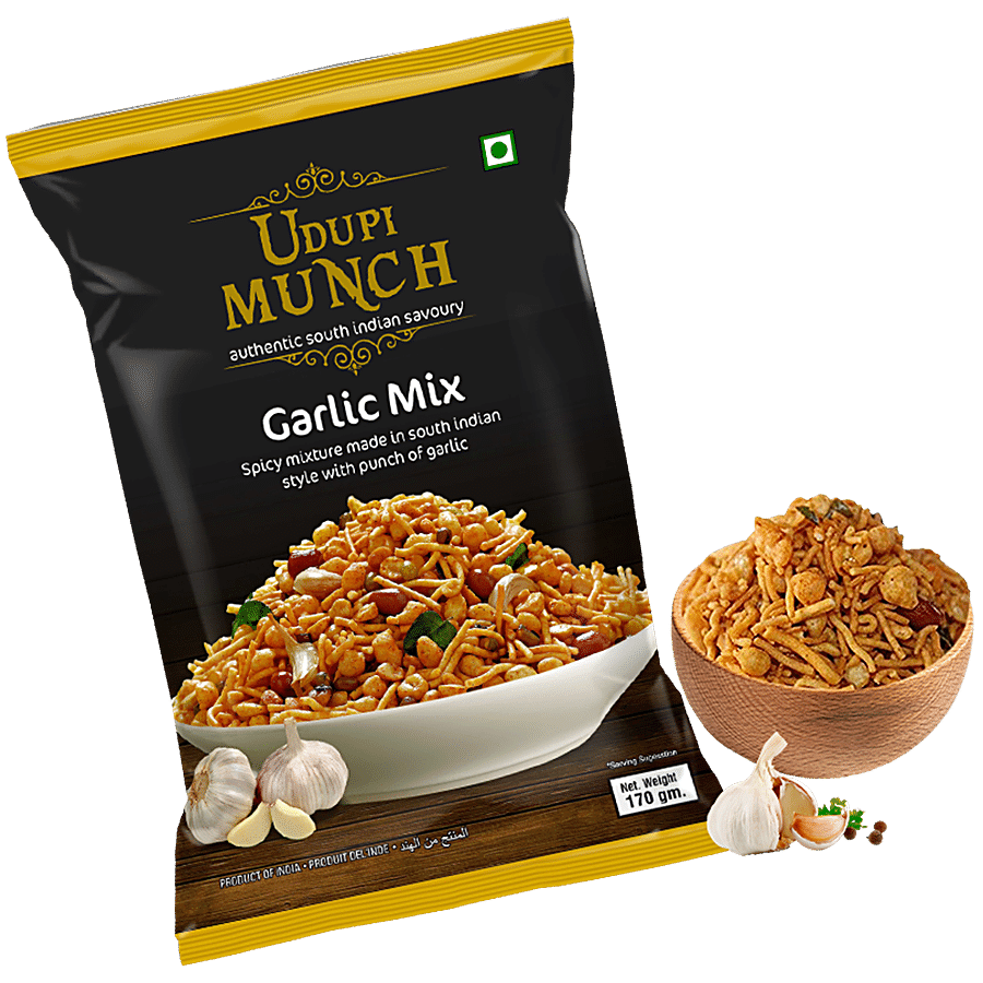 Chhedas Udupi Munch Garlic Mix - Spicy Mixture