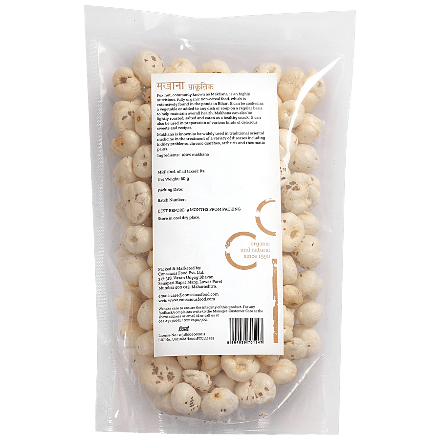 Conscious Food Puffed Fox Nut Makhana