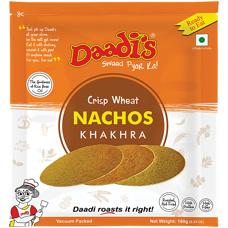 Daadi's Crispy Wheat Khakhra - Nachos