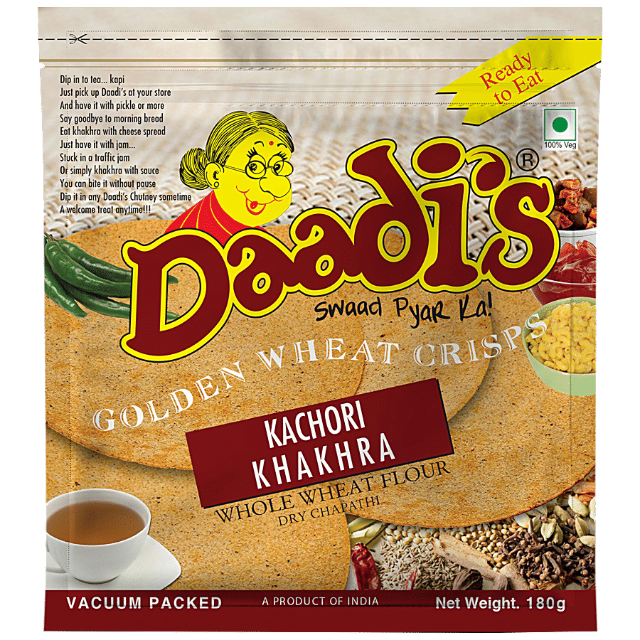 Daadi's Golden Wheat Crisps - Kachori Chakra