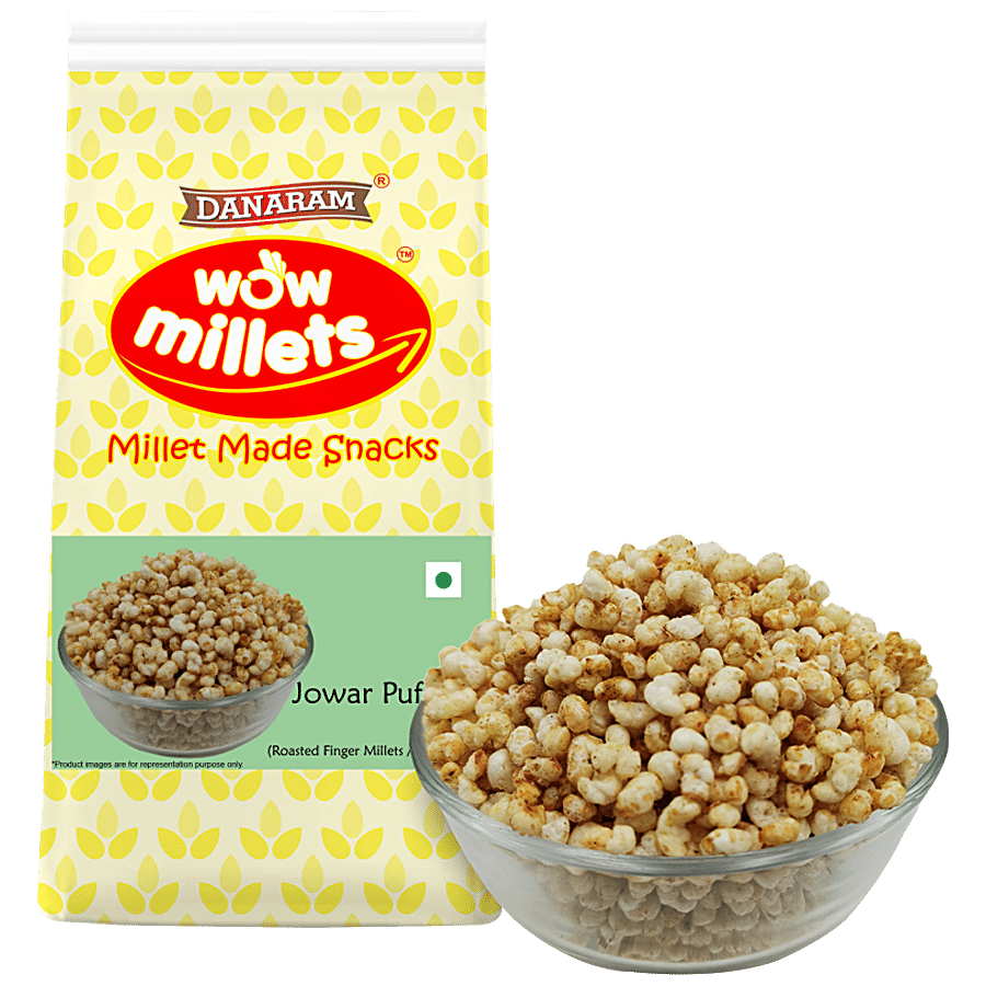 Danaram Jowar Puffs - Wow Millets