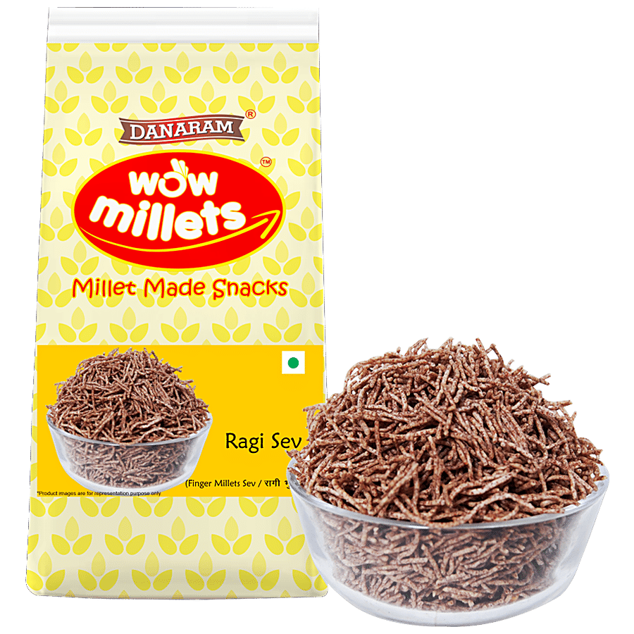 Danaram Ragi Sev - Wow Millets